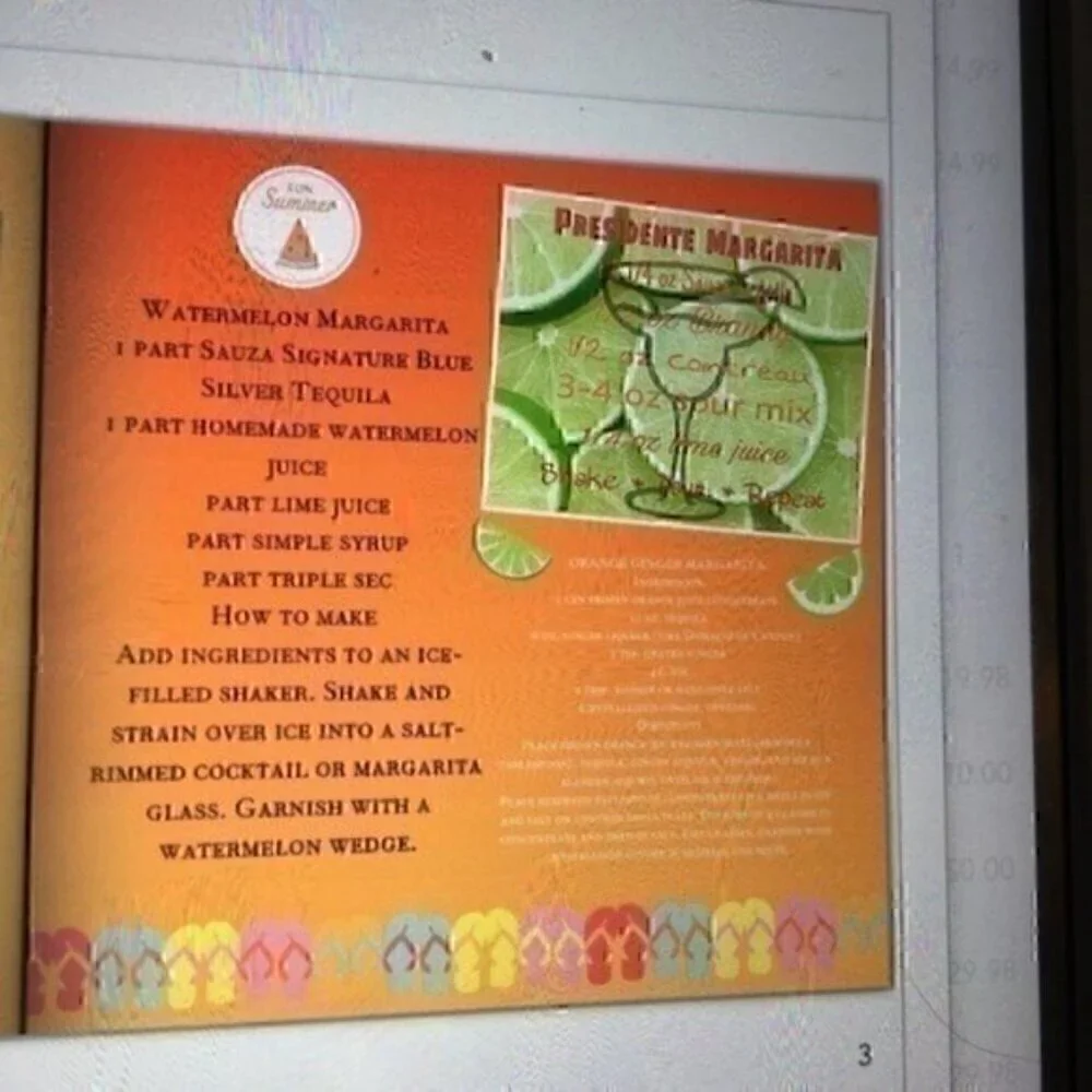 8x8 hardcover Adult Beverage Book